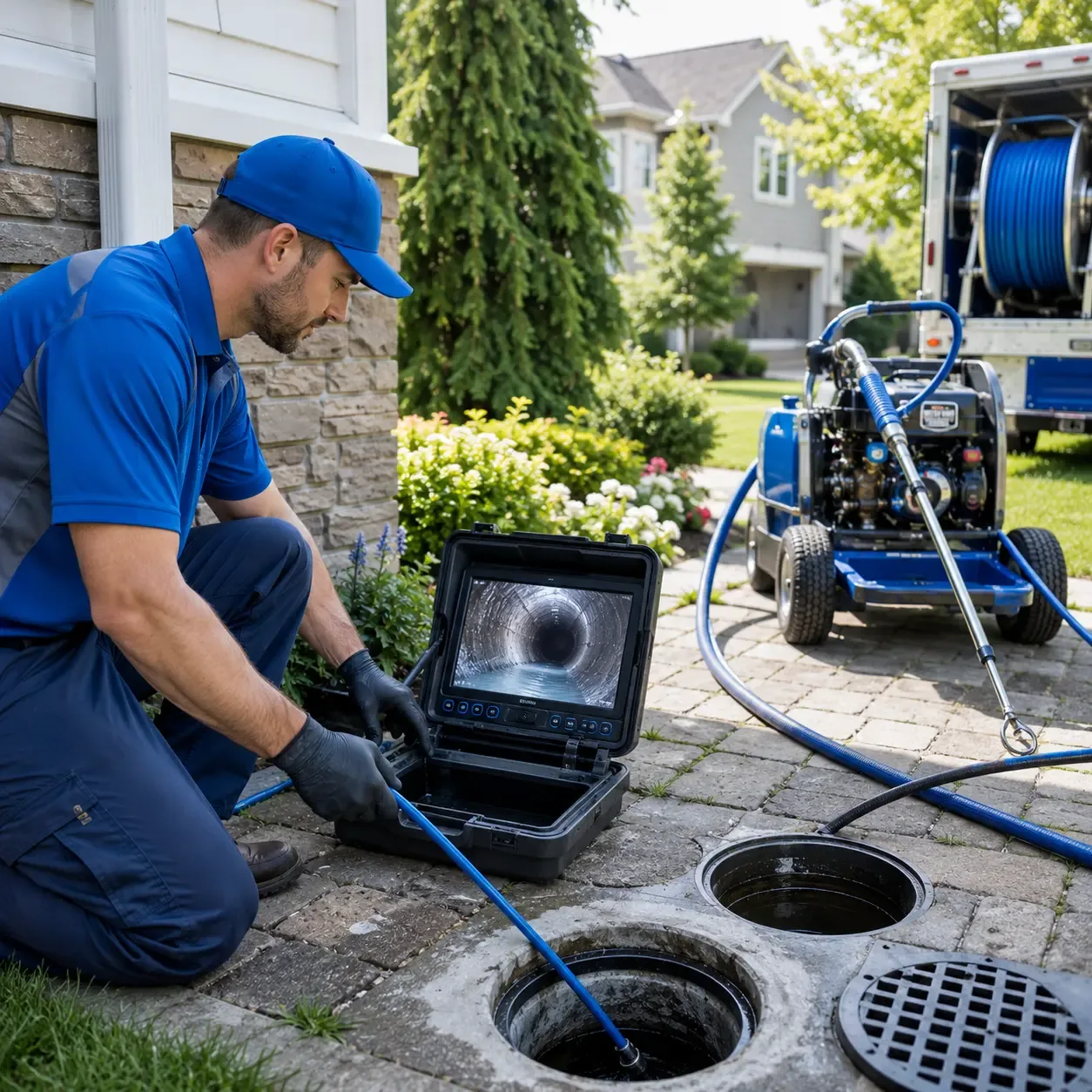 Outdoor drain cleaning professionals serving Hassell, NC
